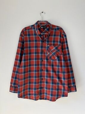 Duluth Trading Alaskan Hardgear Plaid Button Up Shirt